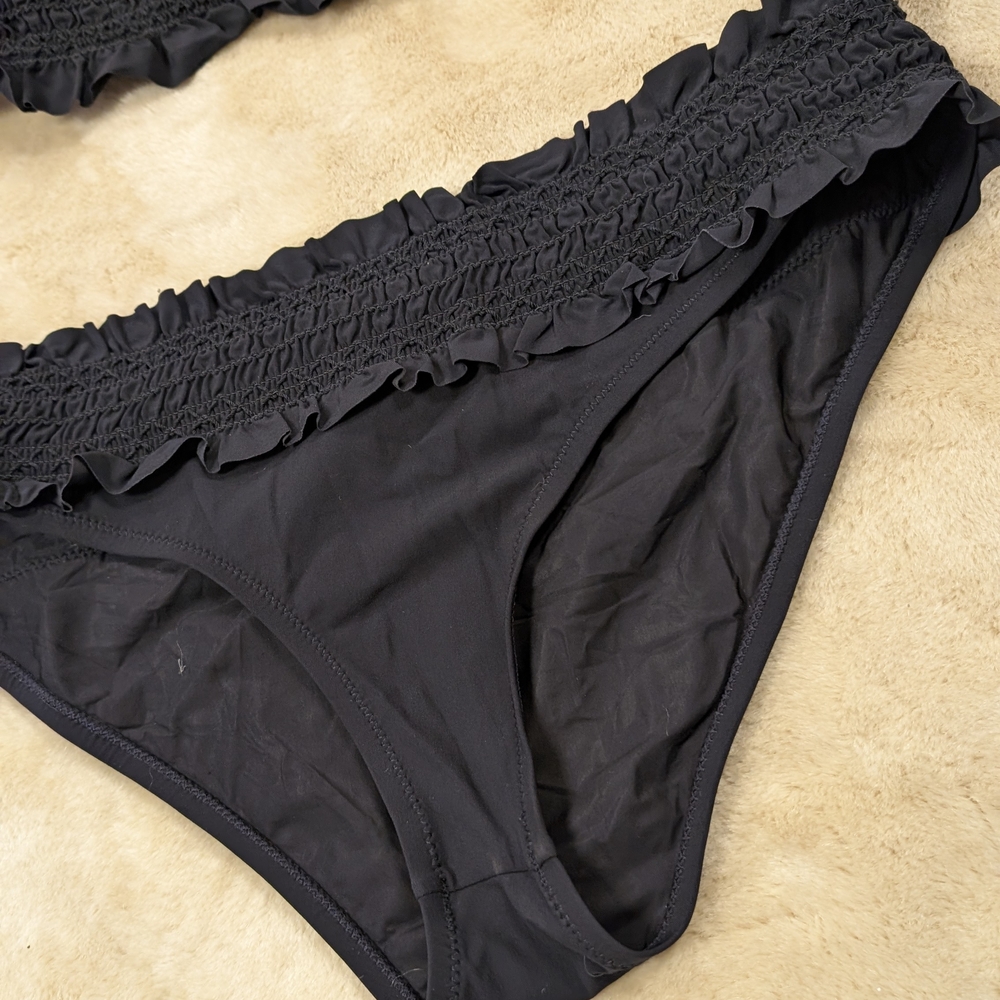 Tory Burch Black Ruffle Bikini Set - Picture 3 of 10